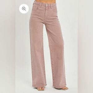NWT RISEN Los Angeles Hi Rise Tummy Control Jeans Mauve Size 11/30